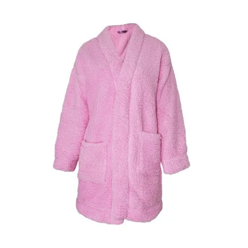 Foxbury Womens/Ladies Sherpa Fleece Cardi Gown Baby pajama sets