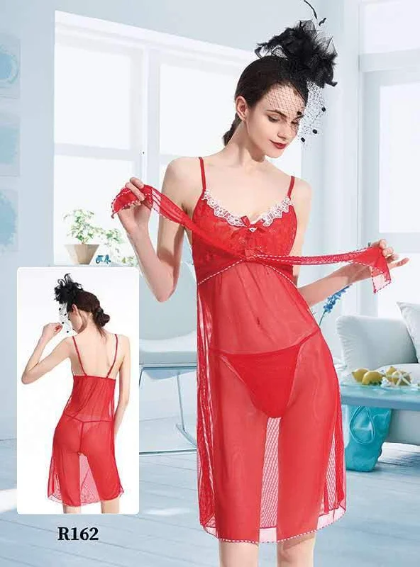 Haoser Short Romantic  Nighty For Women - R162 Cheap pajama sets