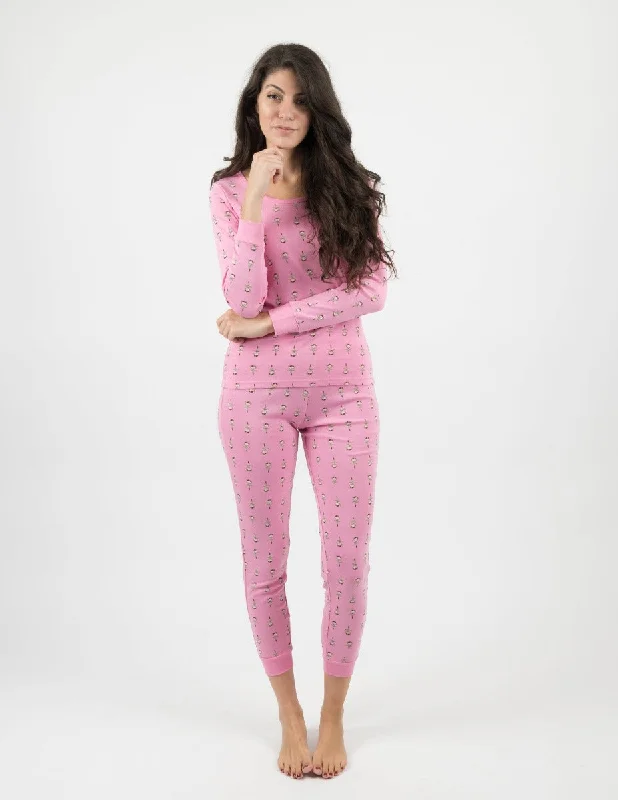 Women's Two Piece Cotton Pajamas Elegant pajama sets