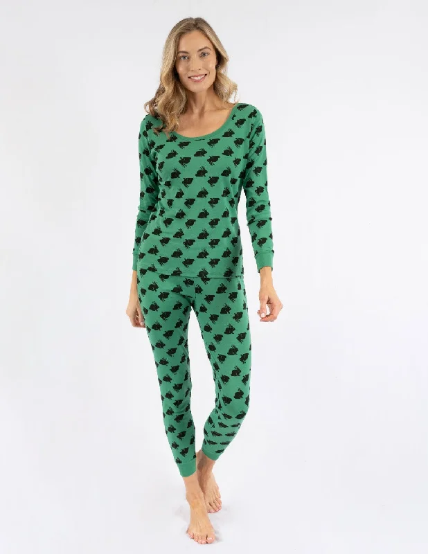 Women's Cotton Bunny Pajamas Breathable cotton pajama sets