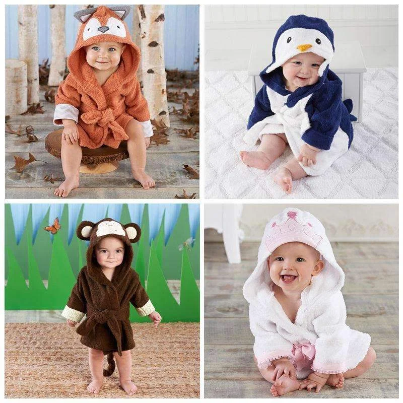 Children Kids Robes Sleepwear Soft Microfiber Worsted Child Sleepwear Robe Nightgown Bathrobes Lounge wear Parent-child Spa Wear Satin Lace Robe