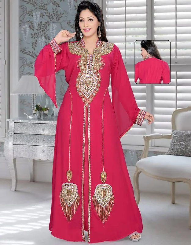 Jacket Style Party Wear Kaftan Romantic Lace Set