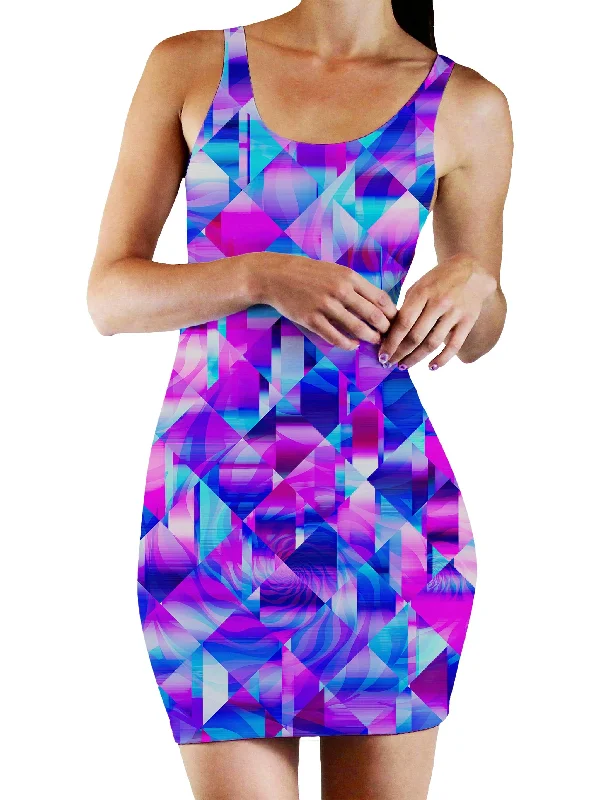 Blossom Trippy Bodycon Mini Dress Best mini dresses for formal events