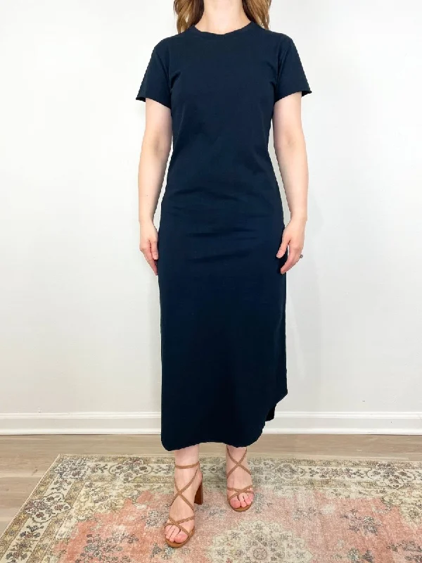 Harper Perfect Tee Maxi Dress in British Royal Navy Summer maxi dresses