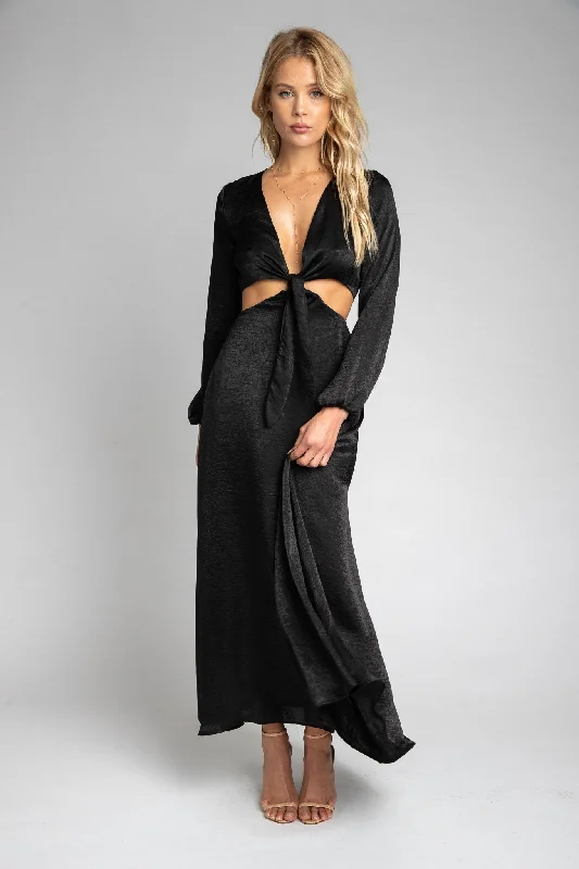 Noelle Maxi in Black Office maxi dresses