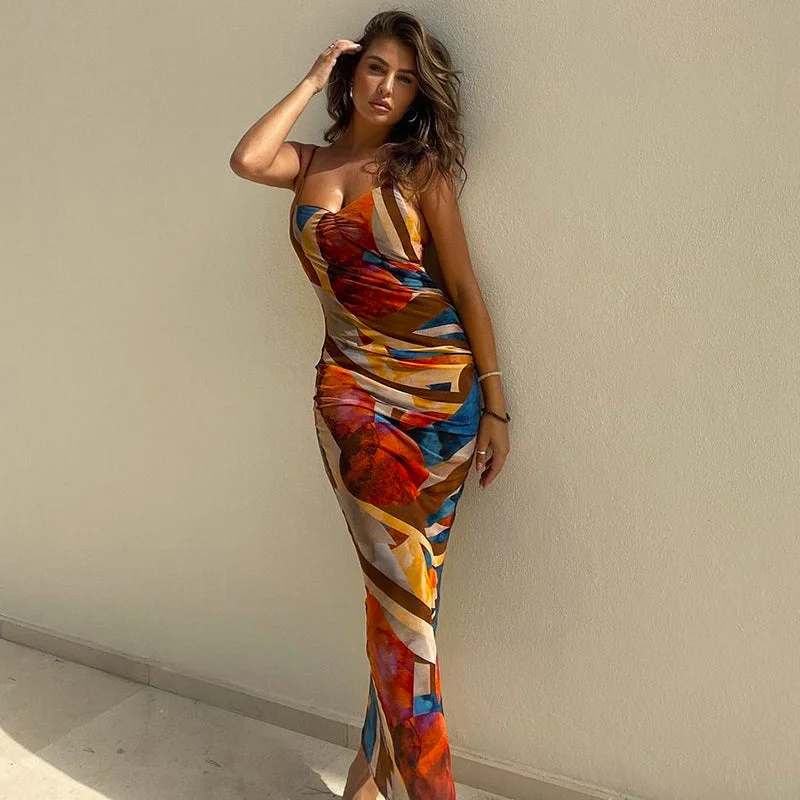 Printed Bodycon Maxi Dress Bodycon maxi dresses