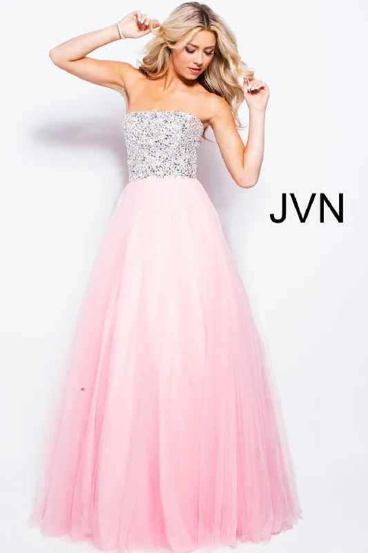 Jovani 52131 Prom Long Formal Strapless Ball Gown Y2K party dresses