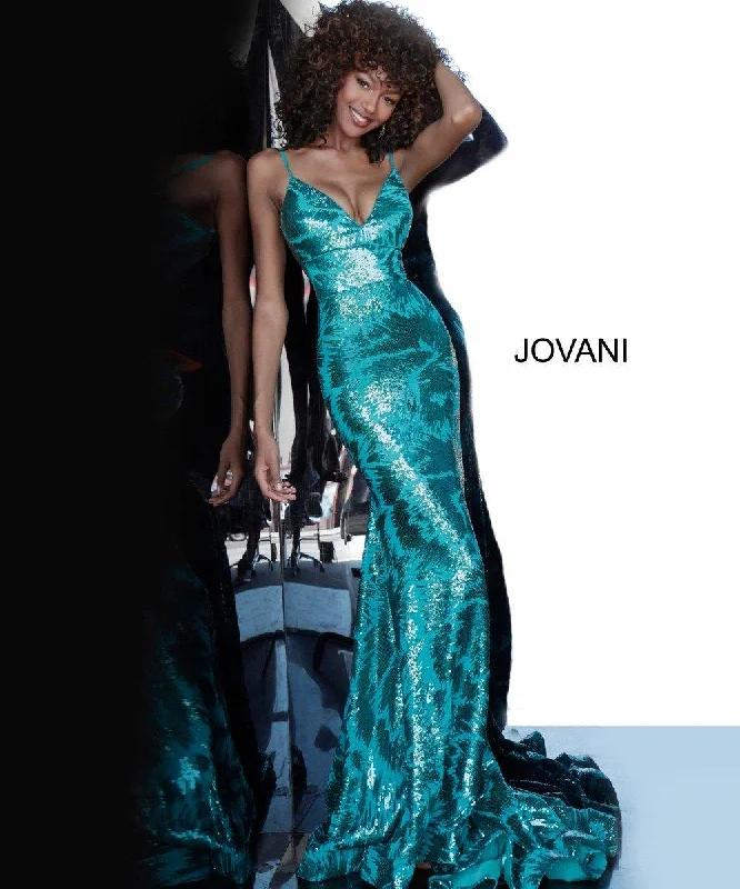 Jovani 1848 Prom Long Spaghetti Strap Evening Gown Best party dresses for tall women