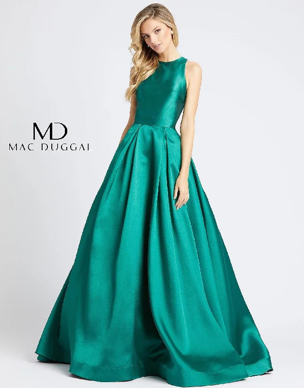 Mac Duggal 55241 Prom Long Pleated Ball Gown Best party dresses for date night