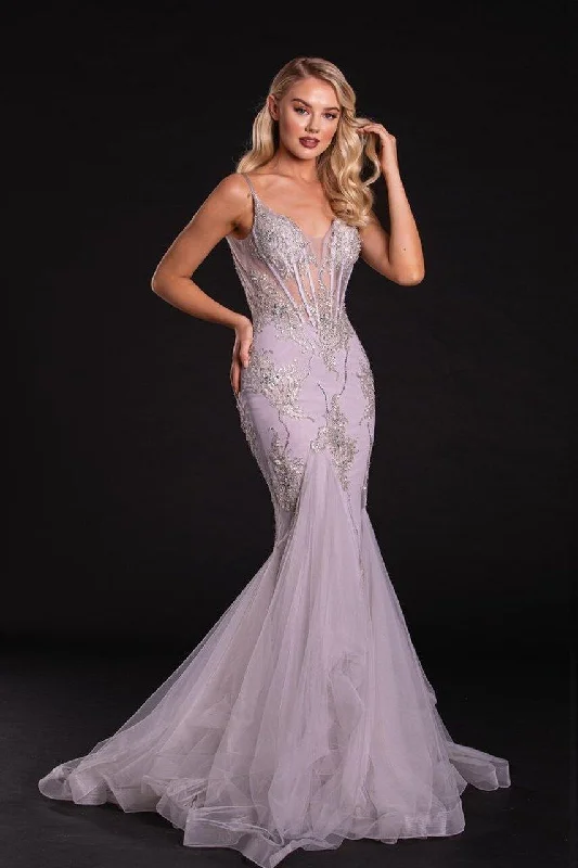 Portia And Scarlett 21104 Long Mermaid Gown Best party dresses for dancing