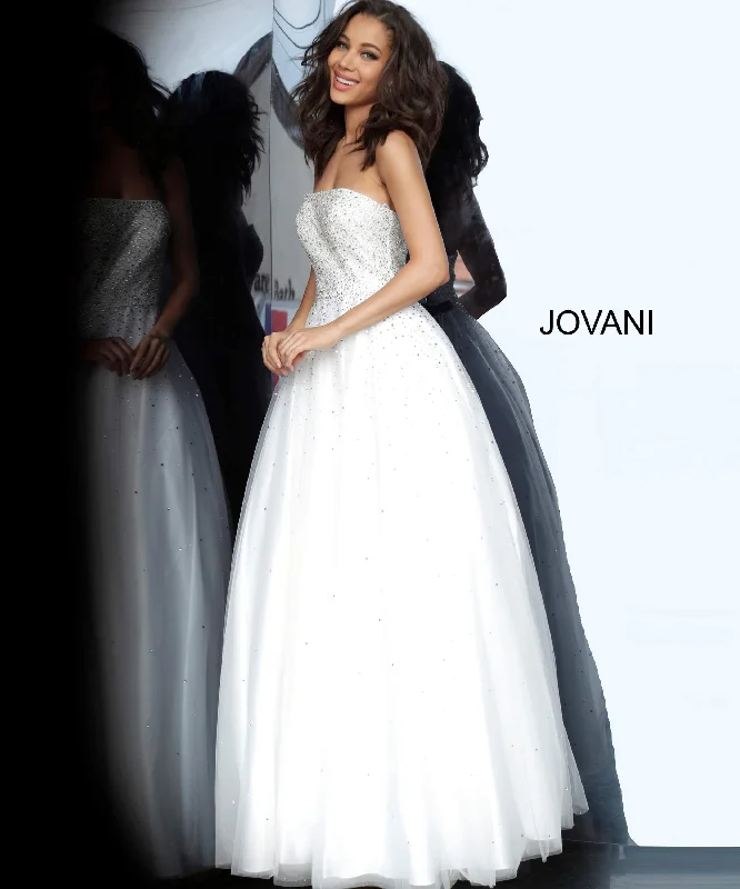 Jovani 65664 Prom Long Strapless Ball Gown Wedding guest party dresses