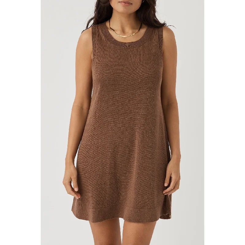 Arcaa Brie Shift Dress - Chocolate Breathable unclassified dresses