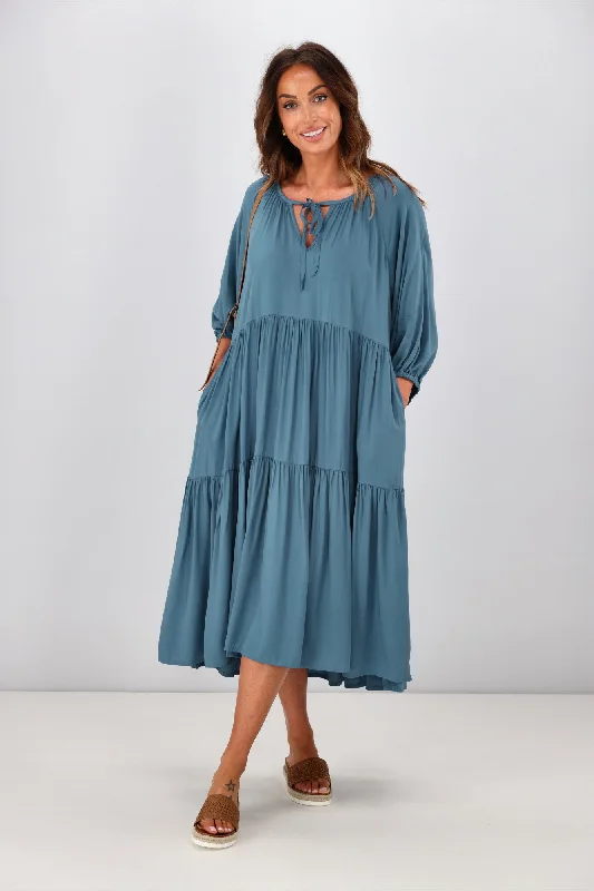 Bee Maddison Jackson Dress Blue Trendy unclassified dresses