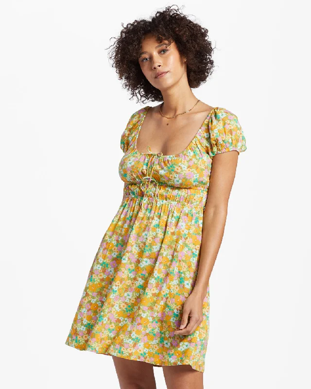 BILLABONG SUN KISSED DRESS - GREEN Casual chic unclassified dresses