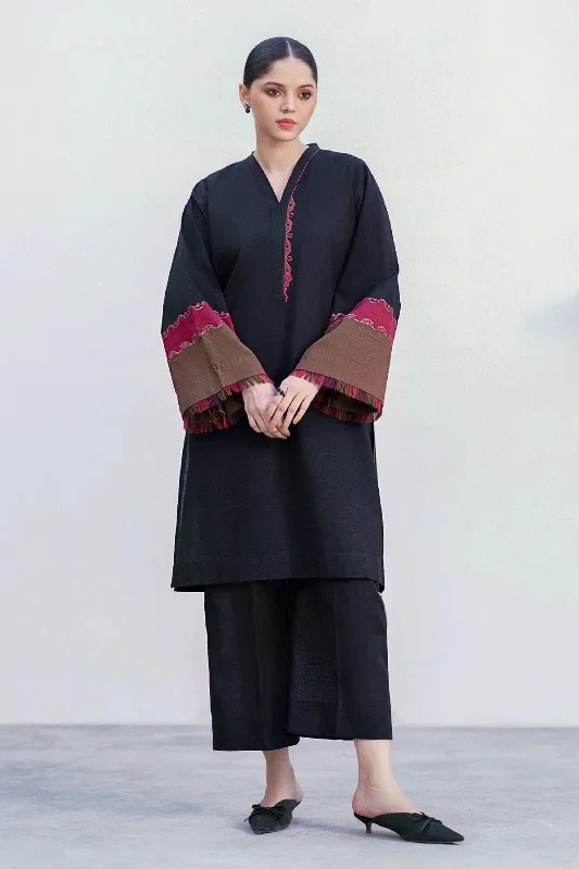 Black Khadar 2pc Suit Casual chic unclassified dresses