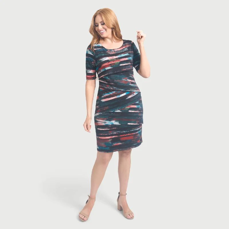 Brandy Mallard Asymmetrical Layer Dress Plus size unclassified dresses