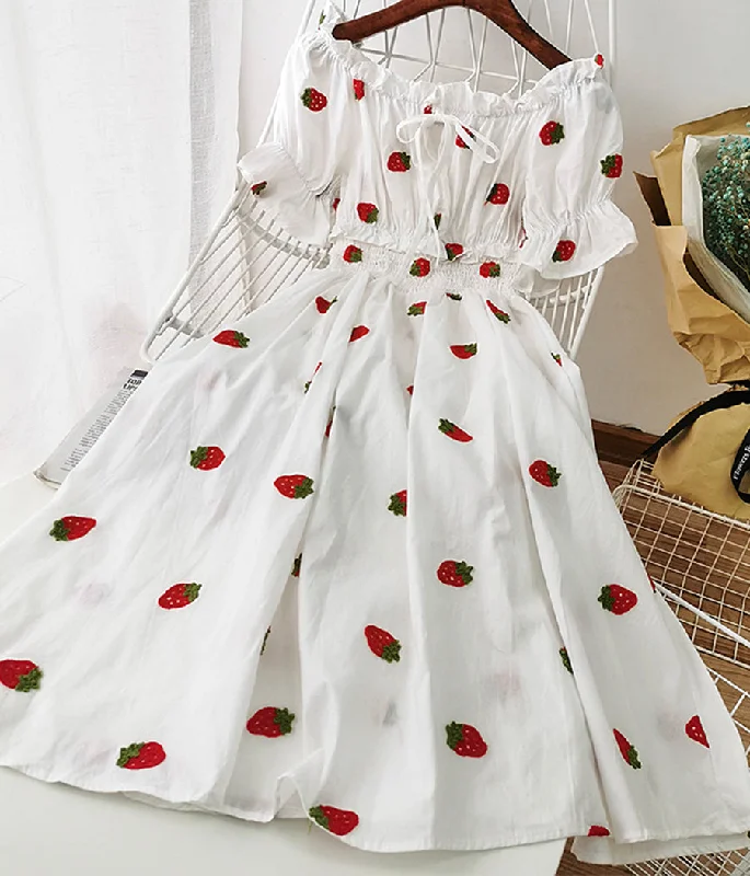 Cute A line fruit dress fashion girl dress  1236 Elegant evening unclassified dresses