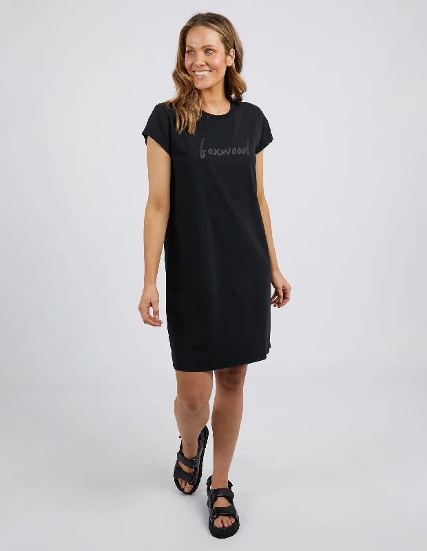 Foxwood Signature Tee Dress Black Popular unclassified dresses