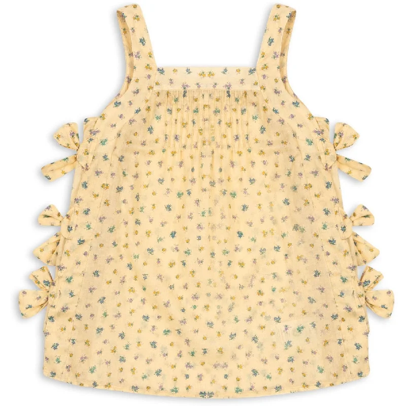 Konges Sløjd Bloomie Butter Pacey Bow Dress Polka dot unclassified dresses