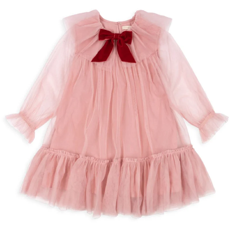 Konges Sløjd Mellow Rose Bow Dress Lightweight unclassified dresses