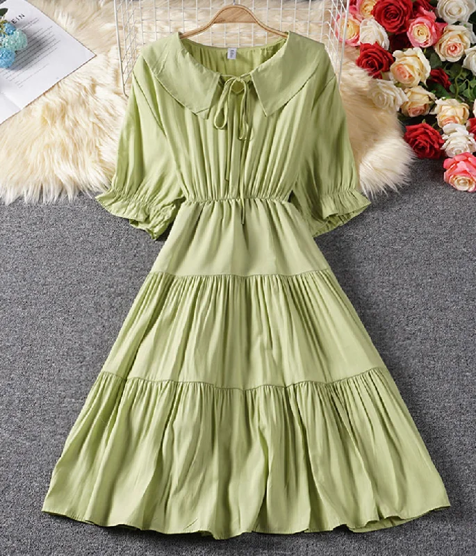 Lovely A line dress summer dress  1247 Silk unclassified dresses