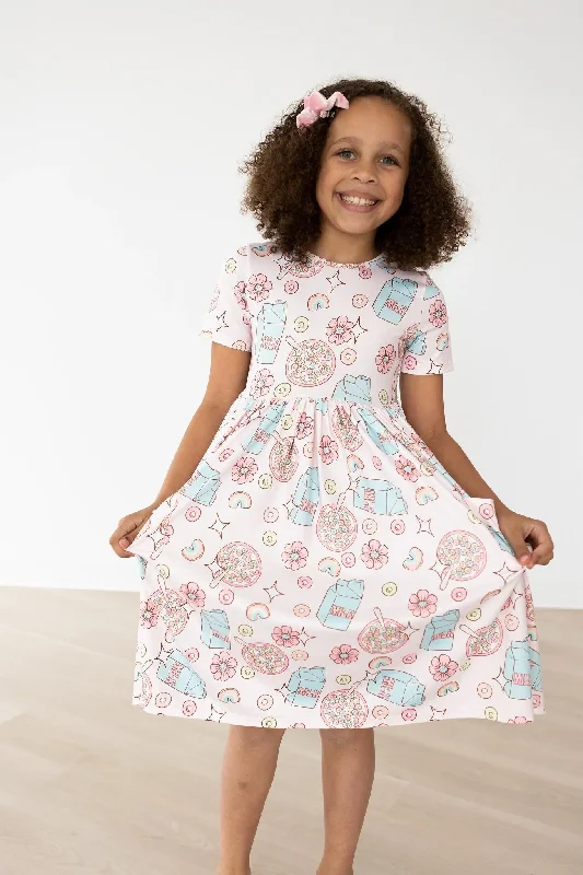 [Mila & Rose] Milk & Cereal Twirl Dress Budget-friendly unclassified dresses