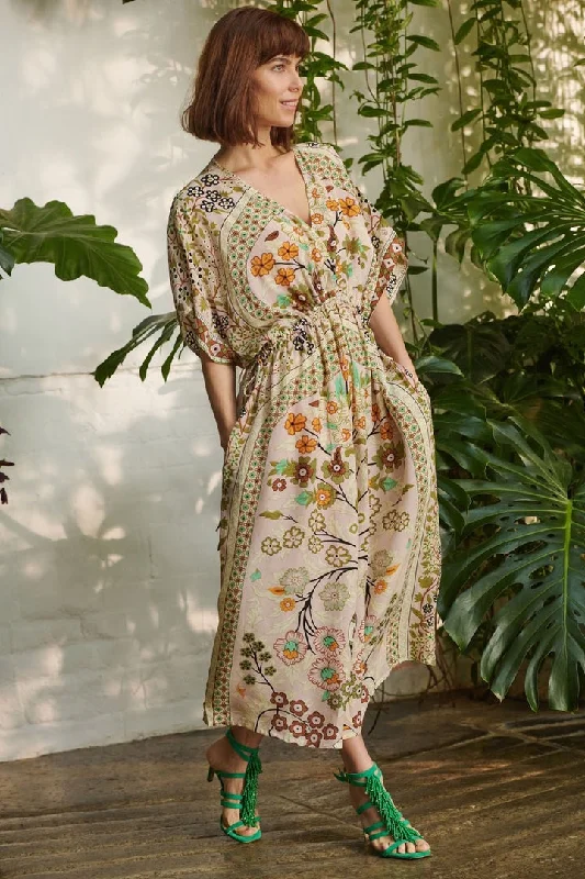 String Flower Arch Sage Dress Earthy tone unclassified dresses