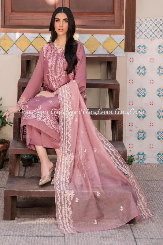 Pink Pakistani Semi Formal Shalwar Kameez Street style unclassified dresses