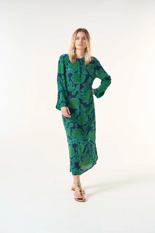 Porto vecchio green long genie Soft Maxi Dress