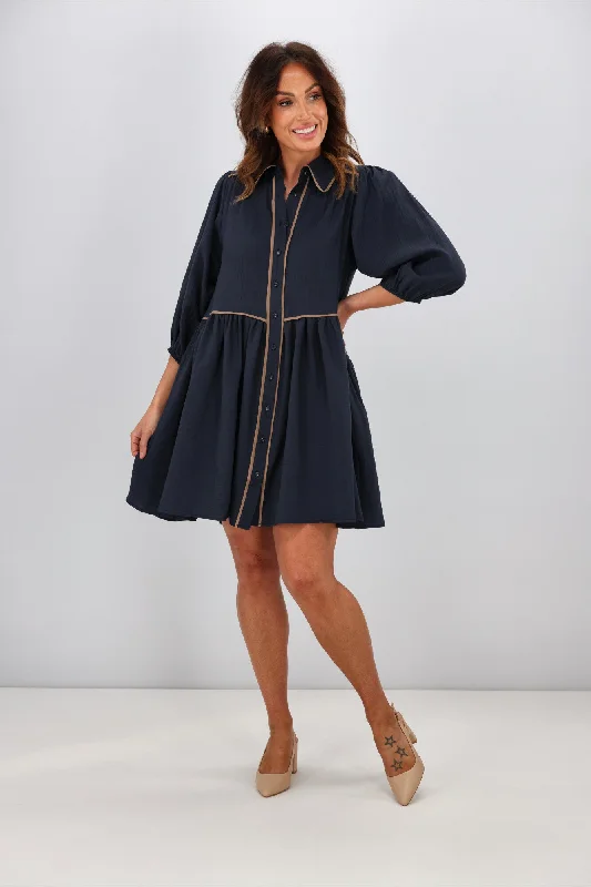 Roseason Isla Dress Navy Popular unclassified dresses