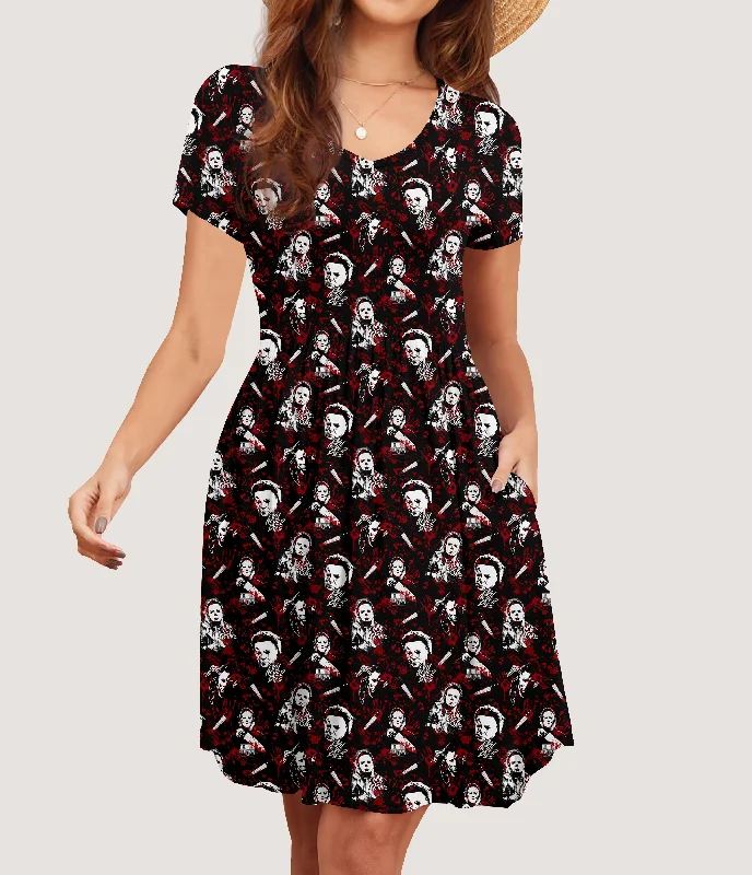 Evil Never Dies Pocket Dress (ready to ship) Trendy new unclassified dresses