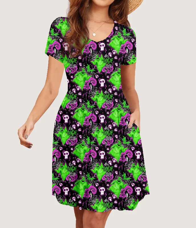 Neon Boogie Pocket Dress (ready to ship) Anniversary unclassified dresses