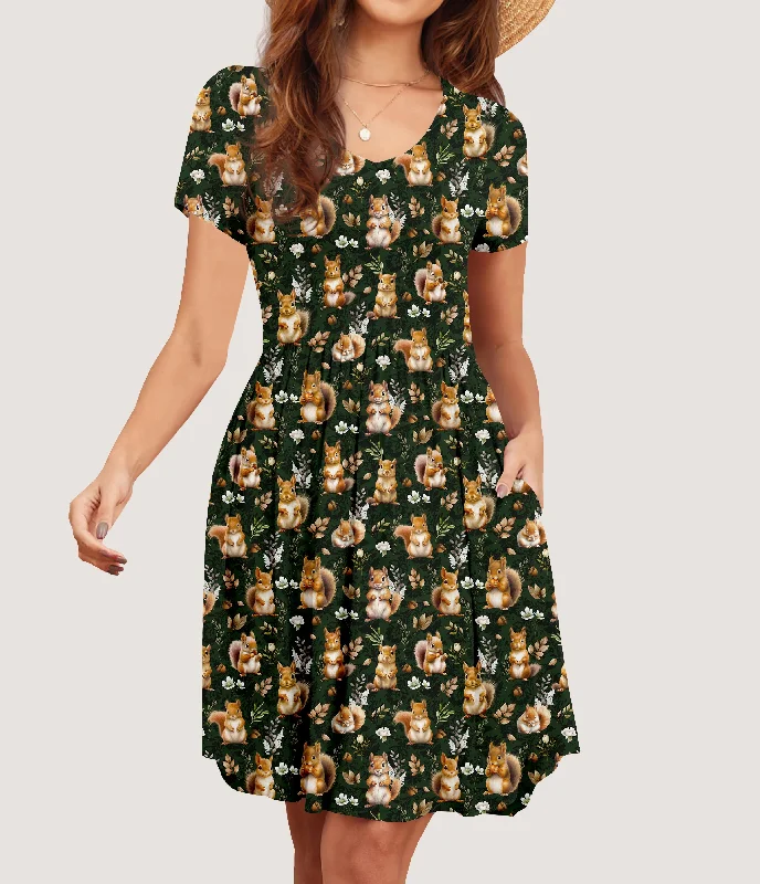 Squirrel Pocket Dress (ready to ship) Chic unclassified dresses