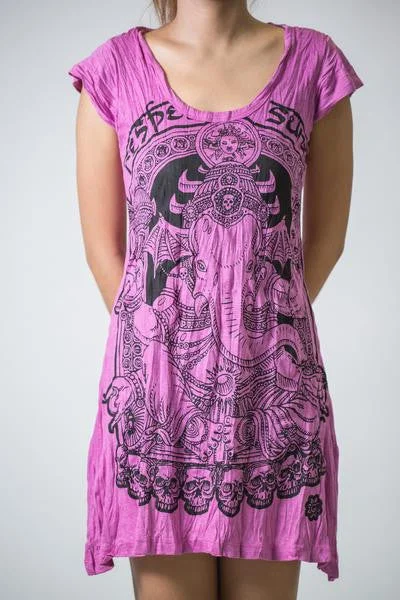 Sure Design Women's Batman Ganesh Dress Pink Luxury unclassified dresses