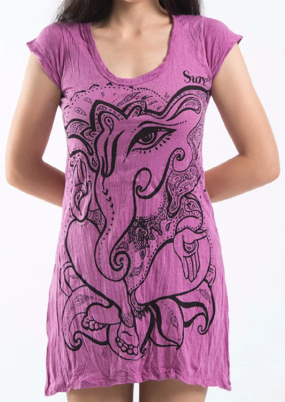 Sure Design Women's Cute Ganesha Dress Pink Women's unclassified dresses