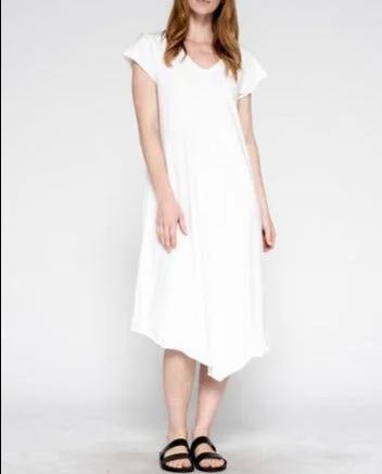 WILT Raw Soft Slanted Tee Dress Unique unclassified dresses