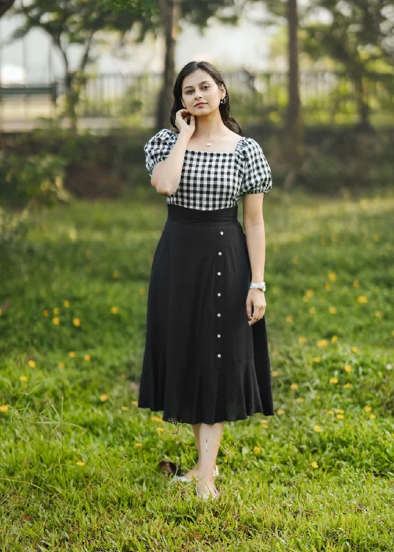 Retro Checks Stretchy unclassified dresses