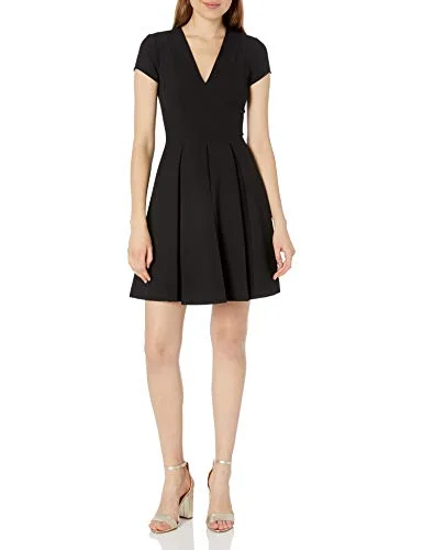 Women's Fit and Flare V-Neck Dress | Original Brand Trendy new unclassified dresses