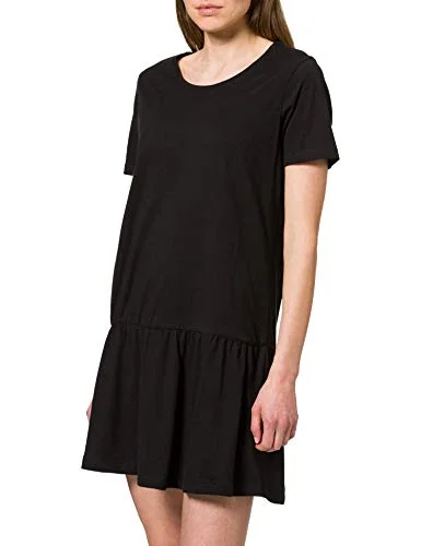 Women's Ladies Valance Tee Dress Monochrome unclassified dresses