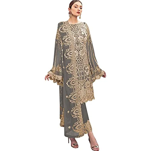 Women's Wear Salwar Kameez Plazo Pant Dress Indian Pakistani Wear Shalwar Kameez Trouser Pant Suits Halter unclassified dresses