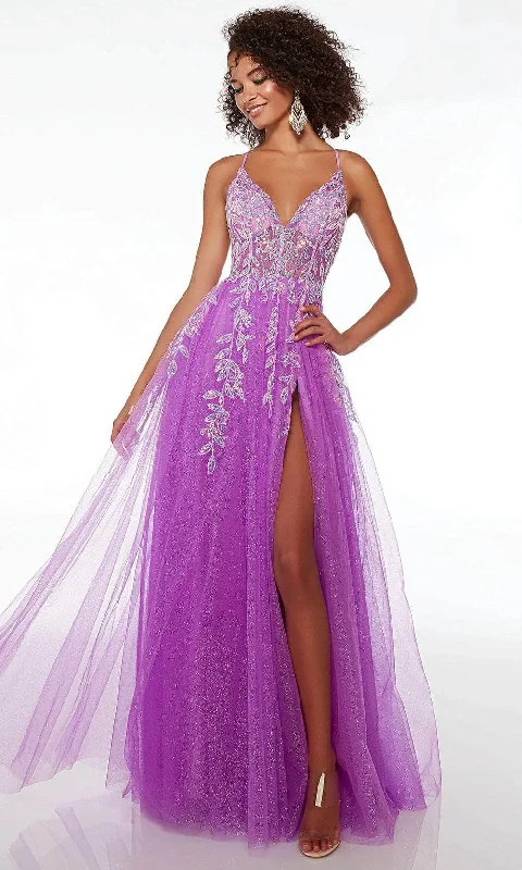 Alyce Paris 61562 - Sequin Appliqued Prom Gown Sexy Sequin Gown