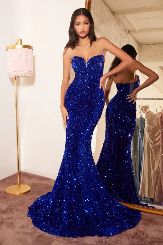 Cinderella Divine's Ethereal Sequin Gown: Captivating Elegance for Special Occasions Sequin Gown Chic