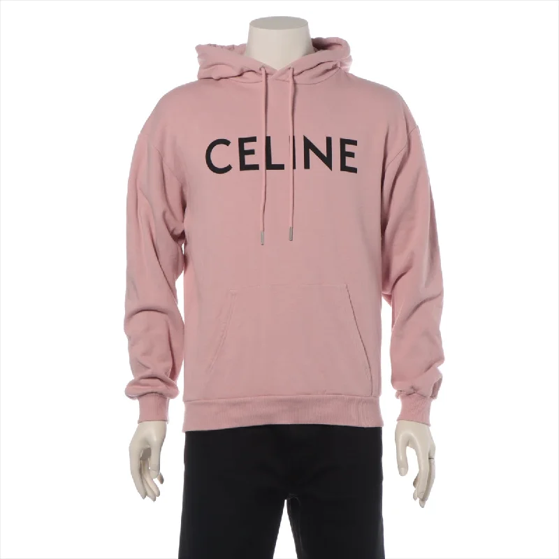 Celine Hoodie Sweatshirt Cotton Pink Classic Shirt Dress